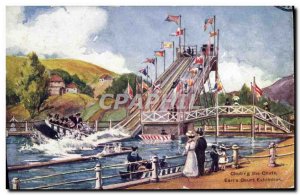 Old Postcard Fete Foraine Chuting the fall & # 39s Earl's Court Exhibition