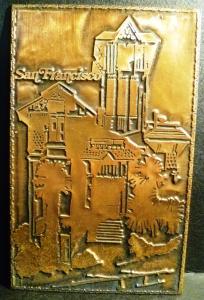Postcard CA San Francisco Park Copper Card C36