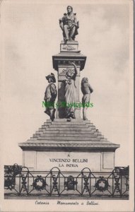 Italy Postcard - Catania, Monumento a Bellini - Sicily  RS34087