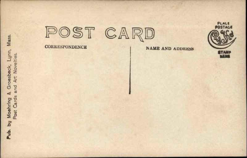 US President William Taft Montserrat MA c1910 Real Photo Postcard