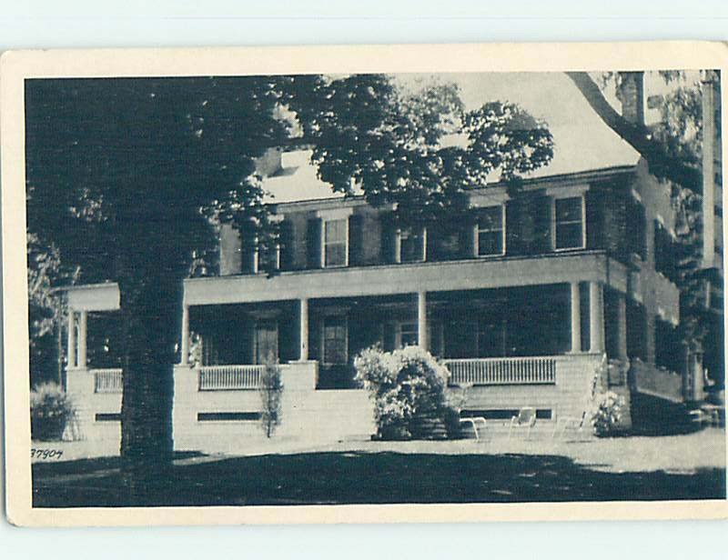 1940's INN SCENE Essex - Near Plattsburgh New York NY AE0470