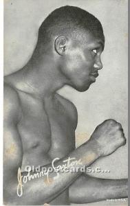 Johnny Saxton Boxing Non Postcard Backing 