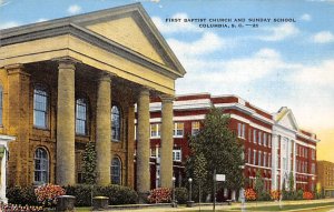 First Baptist Church in Sunday school Columbia, South Carolina