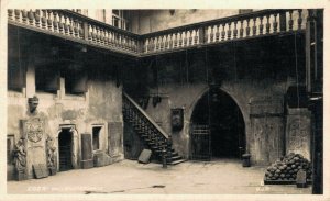 Hungary Eger Wallensteinhaus Vintage RPPC 08.15