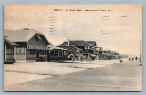 MANASQUAN BEACH NJ ANTIQUE POSTCARD