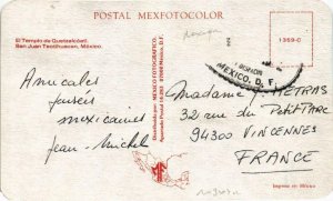 CPM AK Mexico El Templo de Quetzalcoatl MEXICO (598991)