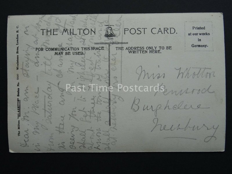 Berkshire NEWBURY North Brook Street c1906 Old Postcard by The Milton Series 