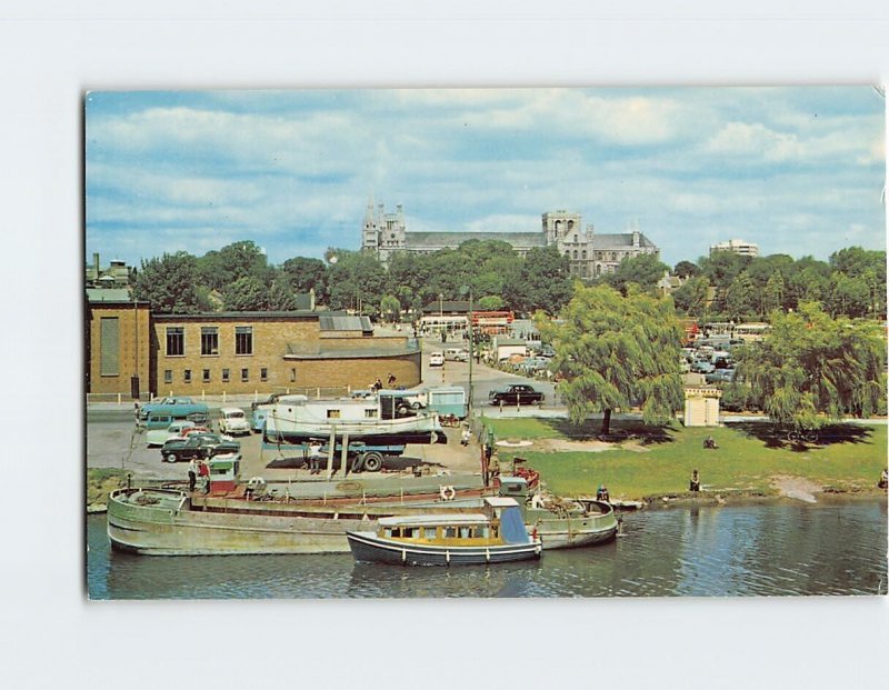 Postcard The Cathedral And River Nene, Peterborough, England