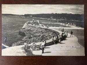 Sebasco Estates, Maine - Swimming Pool & View Of Bay - Lodge & Cottages 1947 PM