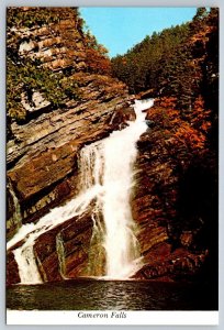 Cameron Falls, Waterton Lakes National Park, Alberta, Chrome Postcard #2