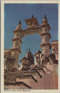 India Mirabai Temple Amer Rajasthan Vintage Postcard C212