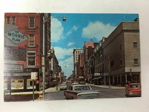 C. 1960s Wheeling WV Market Street Cars Autos Postcard West Virginia