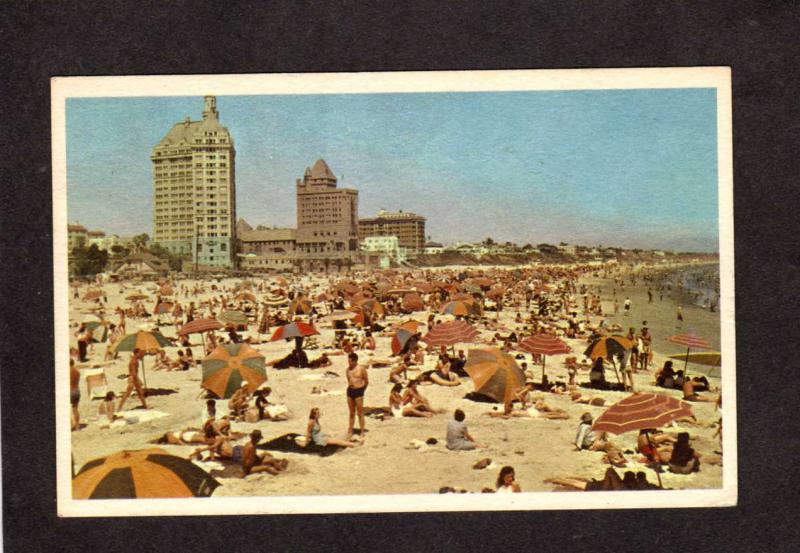 CA View Long Beach California Calif Postcard Carte Postale Hotel Hotels