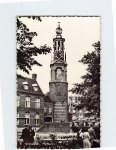 Postcard Munttoren, Amsterdam, Netherlands