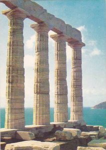 Greece Cape Sounion Temple Of Posseidon Neptune