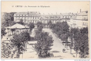 Sete , France , 00-10s ; La Promenade de l'Esplanade