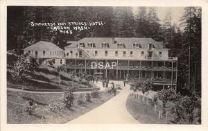 C53/ Carson Washington WA RPPC Photo Postcard 1915 Shipherd's Hot Springs Hotel