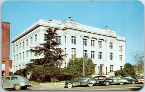 VINTAGE POSTCARD 1950s CUMBERLAND COUNTY COURT HOUSE FAYETVILLE NORTH CAROLINA