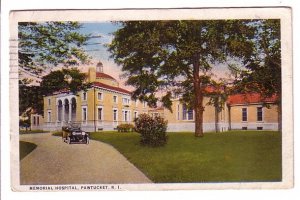 Memorial Hospital, Pawtucket, Rhode Island, Used 1926