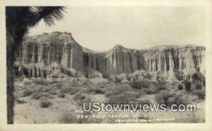 White House Cliffs, Real Photo - Red Rock Canyon, California CA  