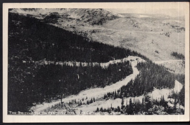 Colorado The Switchbacks on Berthoud Pass The Continental Divide - RPPC