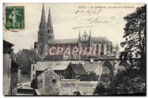 Postcard Old Sees The Cathedral View From Jack I & # 39Abreuvoir