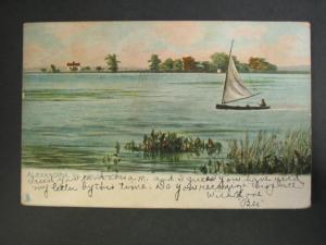 TUCK ALEXANDRIA VA Lighthouse Point c1910 Postcard