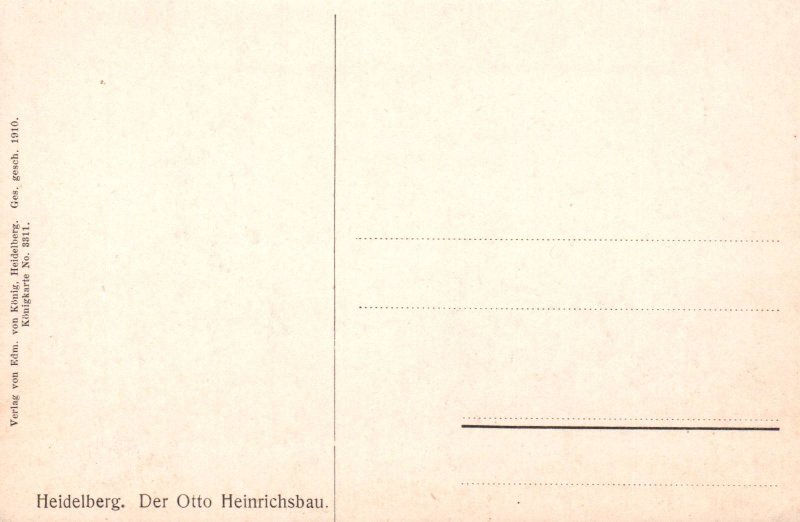 Der Otto Heinrichsbau,Heidelberg,Germany