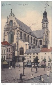 Anvers, L'Eglise St. Paul, Antwerp, Belgium, PU-1910