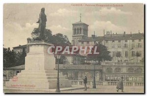 CARTE Postal Valencia Old Panorama Championeet and Cathedrale