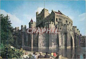 Postcard Modern Gent Ghent Castle of the Counts