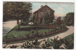 Oldest House in Dayton Ohio 1910c postcard