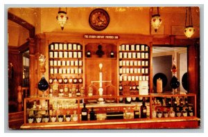 Vintage 1960's Postcard Upjohn Pharmacy at Disneyland Anaheim California