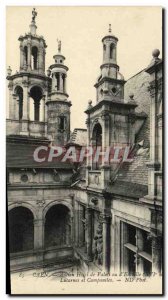 Old Postcard The Old Caen Hotel de Valois or Ecoville skylights and Campaniles