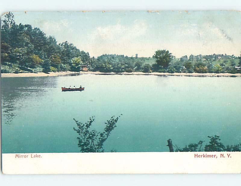 Pre-1907 LAKE SCENE Herkimer New York NY A1103