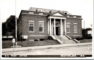 Real Photo Postcard U.S. Post Office in Medford, Wisconsin~131245