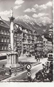 BF33321 innsbruck maria theresienstrasse austria tramway   front/back image