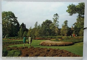 Botanical Gardens Beaumont Hall Oadby Leicestershire Vintage Postcard