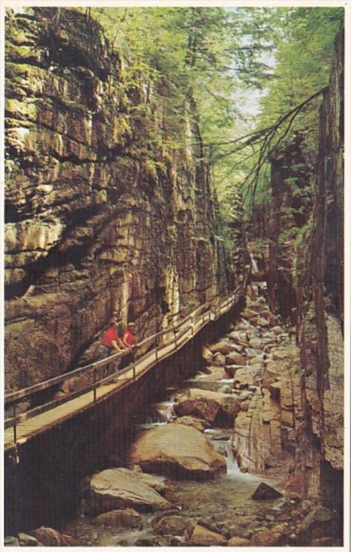 New Hampshire White Mountains The Flume Gorge Franconia Notch