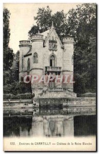 Old Postcard Chantilly Chateau surroundings of Queen Blanche