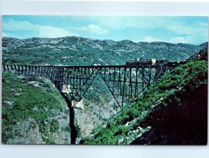 Postcard - Steel Bridge  On W.P. & Y.R. - Alaska