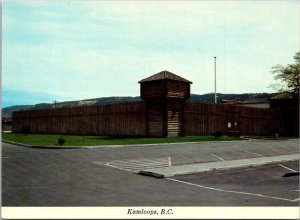 Canada British Columbia Kamloops Fort In Riverside Park