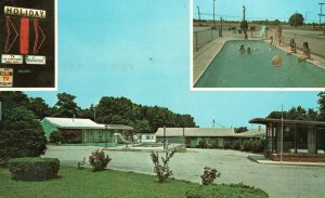 Vintage Postcard Holiday Motel  Restaurant Swimming Pool Springfield Missouri MO