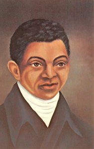 PREACHER HARRY HOOSIER (1750-1805) PENNSYLVANIA BLACK AMERICANA POSTCARD (1960s)