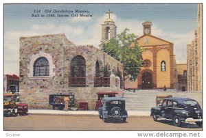 Old Guadalupe Mission, Built In 1549, Juarez, Old Mexico, 1930-1940s