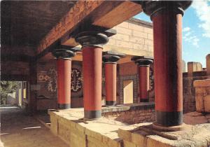 BG12199 cnossos the palace the saloon of the pillars  knossos  greece