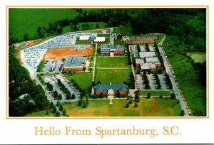 South Carolina Spartanburg Hello Aerial View University Of South Carolina