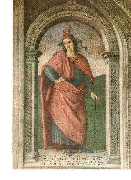 Postal 022070 : Cato - Fresco by the Perugino