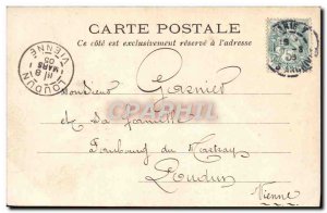 Old Postcard Paris Place de la Concorde Obelisk Eiffel Tower