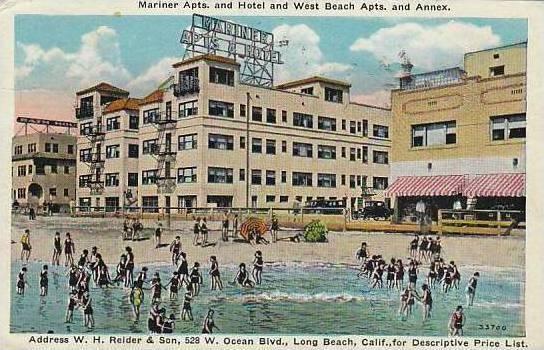 California Long Beach Mariner Apts And Hotel And West Beach Apts And Annex